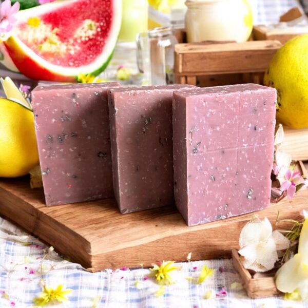 Watermelon Lemonade Soap Bar|Handmade Organic Summer Soap | Cold Process | Fruity Artisan Skincare - Image 4